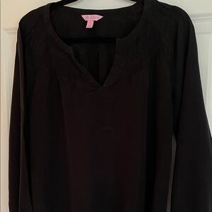 Lily Pulitzer Elegant Black Women's Top